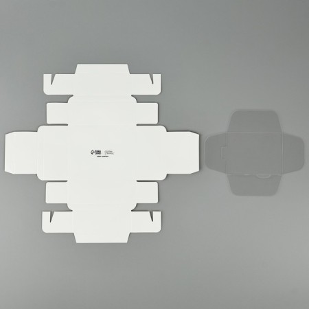 Folding box with a plastic lid "White", 11.5 x 9 x 4 cm-5