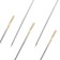 Sewing needles, d = 0.9 mm, 3.6 - 4.2 cm, with a golden ear, self -sovereign, 12 pcs