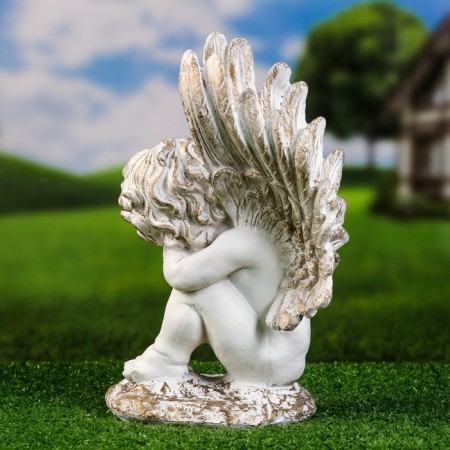 Figure "Angel on Stone" 31cm-5