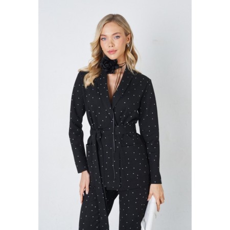 Female set: trousers, jacket, size 56-2