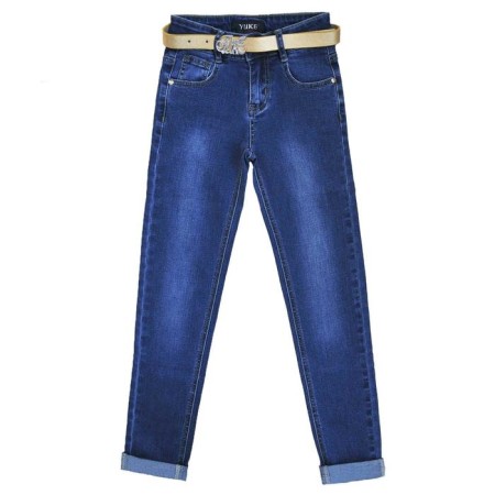 Jeans for girls, height 140 cm, blue color