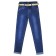 Jeans for girls, height 140 cm, blue color