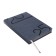 Dated 2025 diary, Escalada, A6+ 176 sheets, soft cover, artificial leather, pancake embossing, tinted block 70 g/m2, gray
