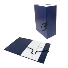 Archive A4 Calligrata, Koreshok 120 mm, folding, boumvinyl, blue, up to 1000 sheets