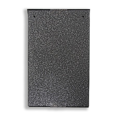 Mail box without a lock (with a loop), vertical, silver-6