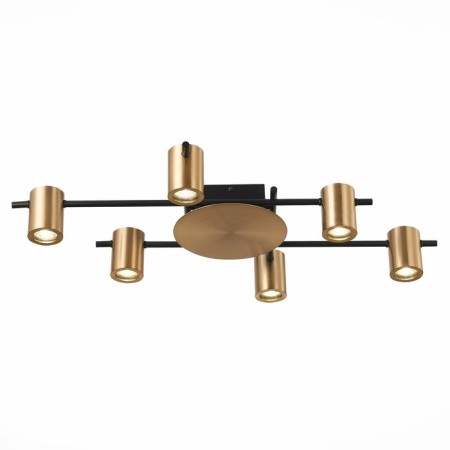 Ceiling lamp ST LUCE. SL1207.402.06. Veroli. 6x7 W, GU10, 73x47x11 cm, black color-5