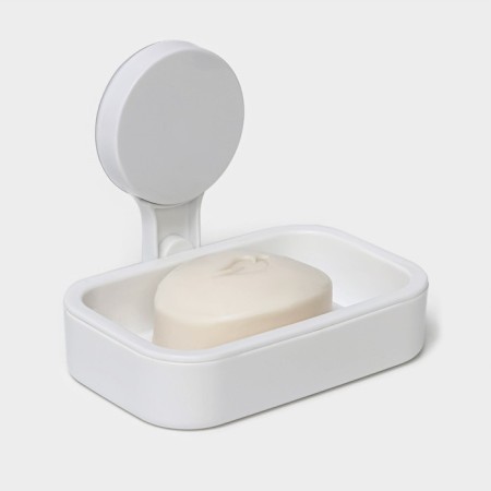 Soap dish on Velcro Dalyana, 12 × 14 × 10 cm, white color-2