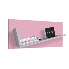 Полка Polini kids Mirum 5Y 800, цвет серый-розовый