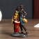 Souvenir Polystone "African couple - Fidelity" 17.5x9.5x6 cm mix