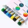 Set for drawing oil pastel "Inspirational mountains", 8 colors, a set for creativity