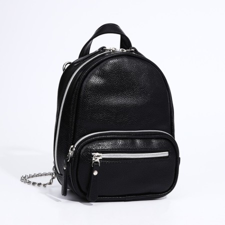 Bag Cross-Bodi Medvedkovo with a zipper, black color-2