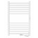 Electric towel Indigo Attic, 800x400 mm, timer, hidden installation, white