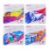 Pencils 24 colors, in metal pencil case, triangular, wooden, landscape mix