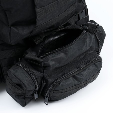 Tactical backpack "Storm Tactic" male, slings molle, pouches, 50 l, black-4