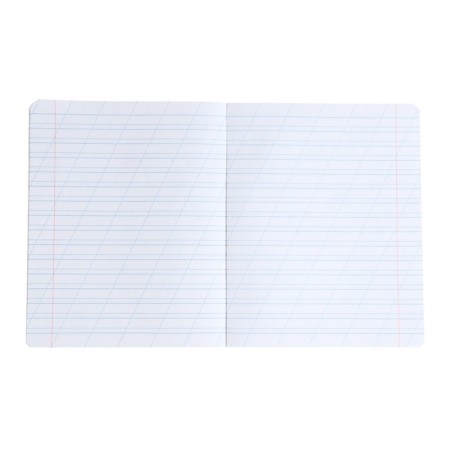 Notebook in a slanting ruler of 12 sheets, 5 types of mix, cover coated cardboard, Masha and bear-1
