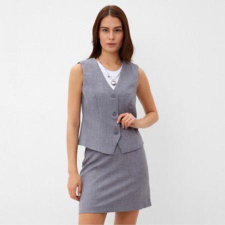 Women's vest mist, r.46, gray-7