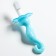 Children's toothbrush the massager, "sea hobby", silicone, with a limiter, from 3 months, color mix
