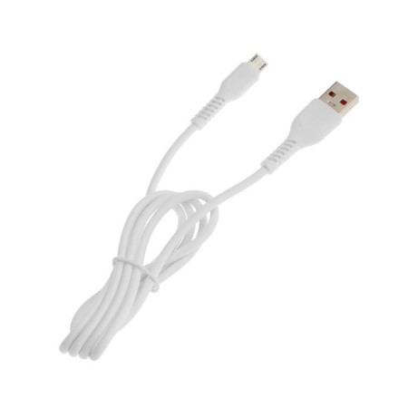 ONE Depot S08WM, microUSB - USB, 2.4 A, 1 meter, white-2