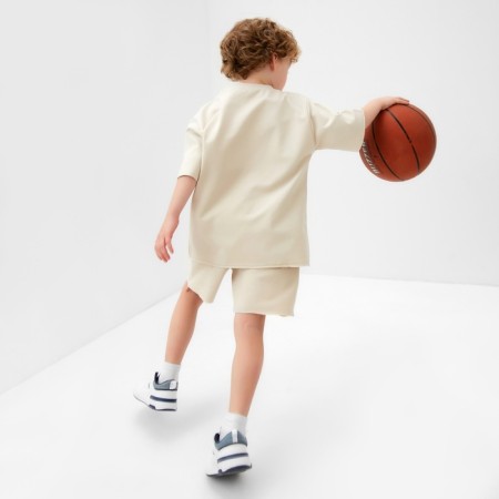 Children's T -shirt KAFTAN, p. 32 (110 - 116 cm), beige-5