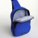 Textura lightning bag, external pocket, blue color