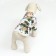 Dog shirt "Tropics", XS (DS 20, OG 28, Osh 19 cm), White