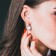 Earrings "Classic" circle, gilding