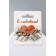 Love pin, 6 cm, white color in gold