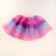 Carnival set "Butterfly" 2 items: skirt, wings. Rainbow color with sparkles