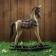 Souvenir tree "Horse rocking" 45x12x45 cm