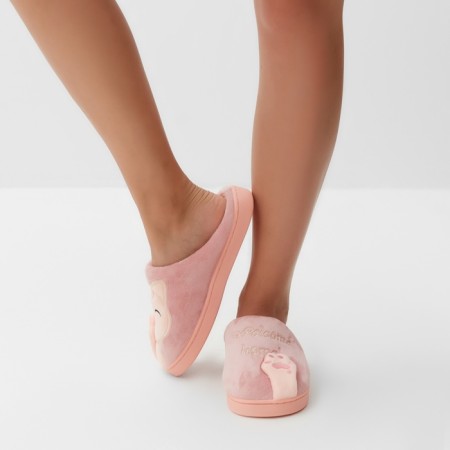 Women's slippers 40-41, pink color-11
