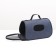 Bag - Animal Carriage "Carpetbegger with a window", 32.5 x 19.5 x 19.5 cm, blue