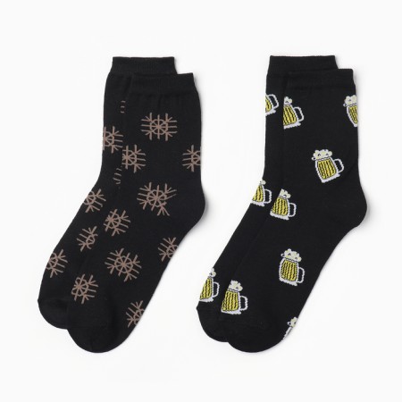 A set of male socks KAFTAN "Beer" 2 pairs, p. 41-44 (27-29 cm)