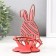 Claus "Bunny" 8.5x8.5x14.5 cm (set 4 parts) Coral