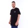 T -shirt male, black color/print mix, size 44 (xl)