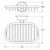 Soap dish, chrome, fbs