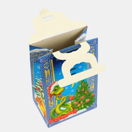 New Year. Gift box New Year's handbag Mini "visit" 140 x 100 x 223 cm.-3