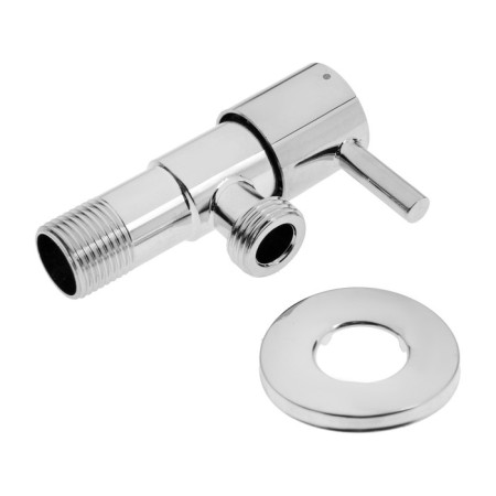 Corner Corner Zein English, 1/2 "x 1/2", crane bugs brass, stainless steel, chrome-4