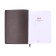 Dated diary 2025, A5, 176 sheets, Hong Kong, solid cover, pancake embossing, with liesse, block 80 g/m2, brown
