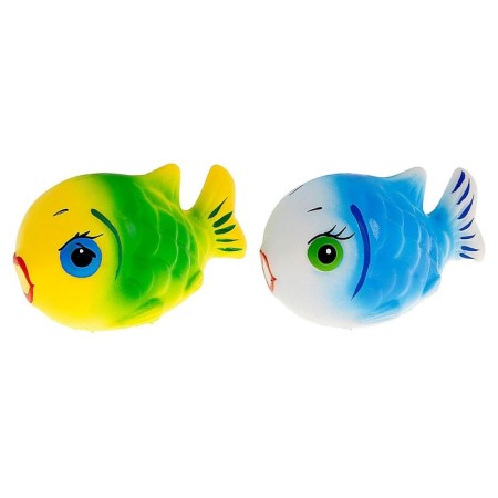 Rubber toy "Fish-Clown", mix