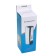 Dispenser for antiseptic/liquid soap is mechanical 370 ml, plastic, white color
