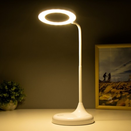 Table sensory lamp 16098/1 LED 5W USB AKB 3000-6000K White 16x16x54.5 cm Risalux-4