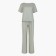 Women's costume (T -shirt, trousers) minku: enjoy olive color, size 42