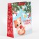 Laminated vertical "Playful kitten", M 26 x 30 x 9 cm, New Year