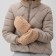 Women's mittens minku, rr 23 cm, central