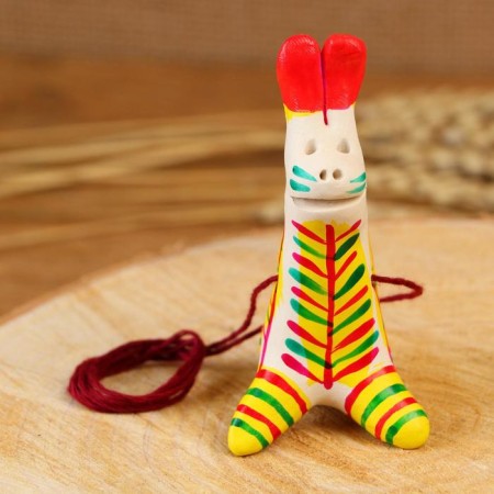 Filimonovskaya toy - whistle "Hare"-1