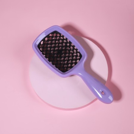 The comb is massage, wide, ventilated, 8.4 × 20.5 cm, mix color-3