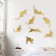 Interior stickers "cats", mirror, decor on the wall, set 8 pcs