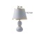 Table lamp "bend" 1x40W E14 gray/gold 22.5x22.5x35cm