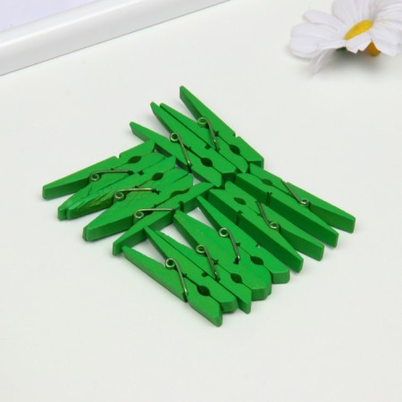 Brongs wood, 45 mm, (set10 pcs.) Green-1