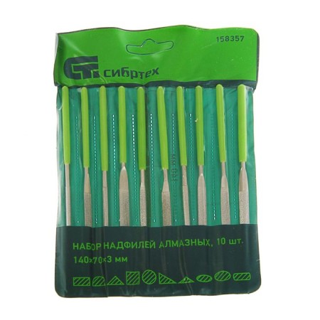 Set of Diamond Nadpiles "Sibrtekh", 140x70x3, 10 pcs-1